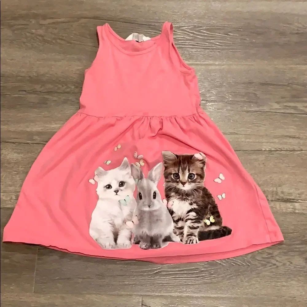 Pink summer dress - Picture 2 of 6